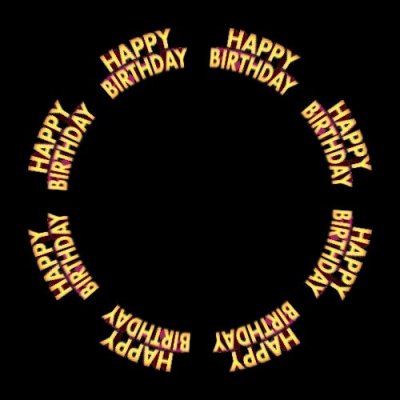 happy birthday round preview