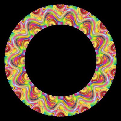psychedelic colourful 16 round preview