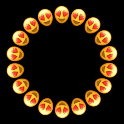 emoji smiling heart eyes round preview