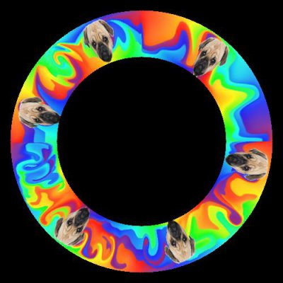 Lava Rainbow Pug round preview