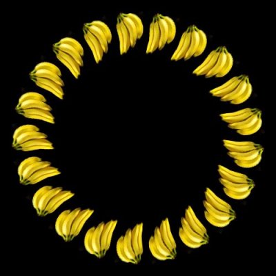 food banana round preview