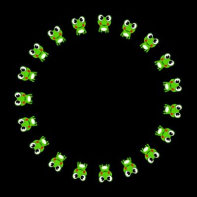 frog animation 7 of 8 round preview