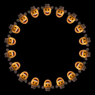 happy cowboy emoji round preview