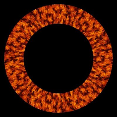 a dangerous burning fire simple texture 136px round preview