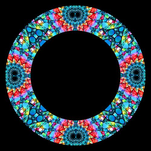 Stain Glass Spiral | Visual poi ZONE