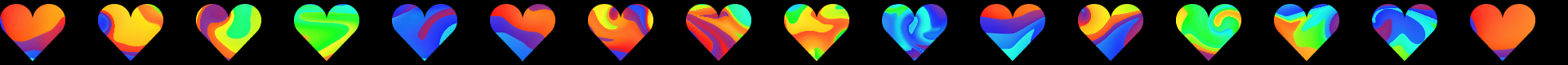 Rainbow Hearts
