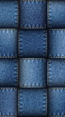 denim patches weave