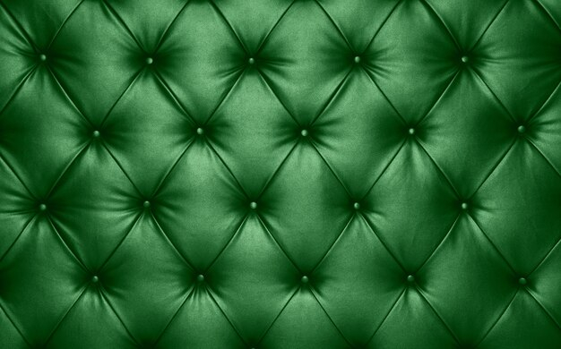 green upholstery