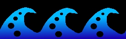 Waves blue