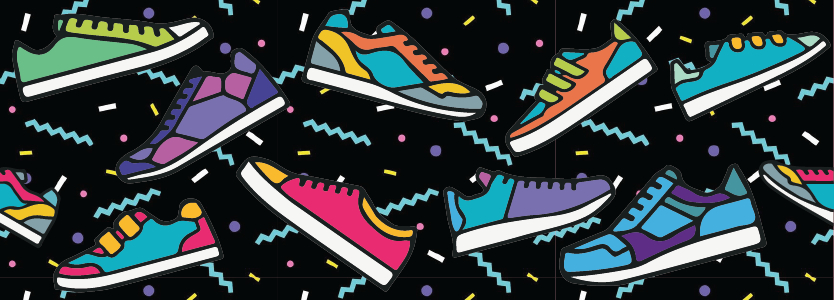 sneakers pattern
