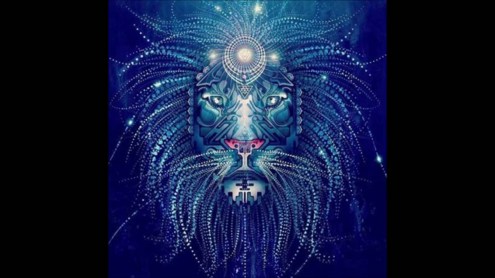 psychedelic lionpsychedelic