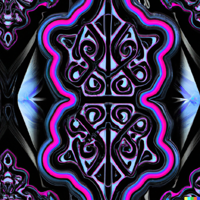 Purple orienta ornament - Namjira