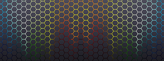 Abstract wall kaleidoscope