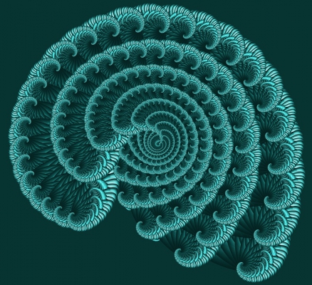 fractals schnecke