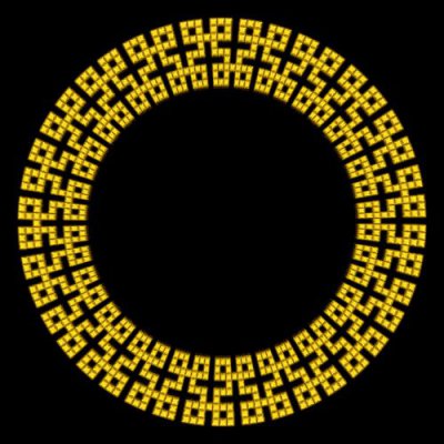 Ornaments squares round preview