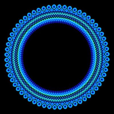 Ornamental bubbles round preview