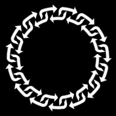 Overlapping Repeating Arrows round preview