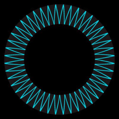 Simple Blue Petal - Tiny round preview