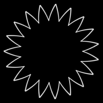 Simple White Petal - Medium round preview