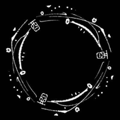 Ink painting round preview