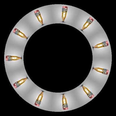 3D Pencil hd wallpapers round preview