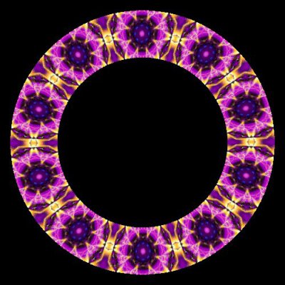 fractal mandala round preview
