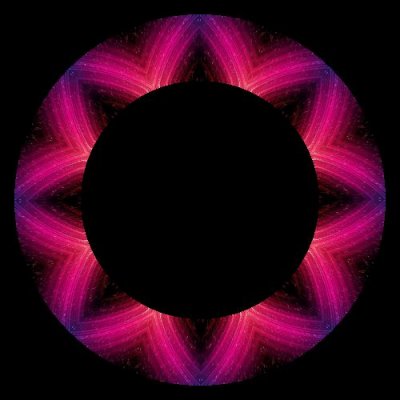 Pink streak 200px round preview