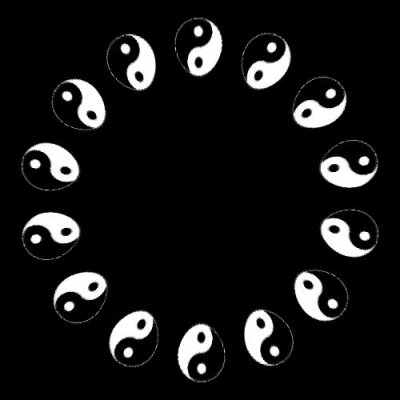 yin yang round preview