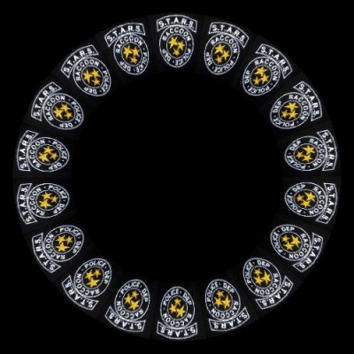 Resident Evil Umbrella STARS Reccoon Police Big Back Of The Body Embroidery Patch B3402 round preview