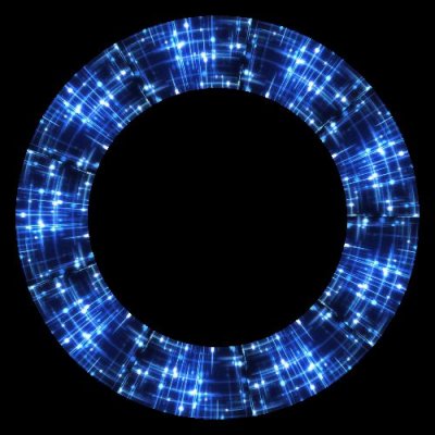 Blue Lines round preview