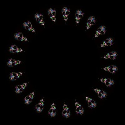 Rainbow Skull round preview