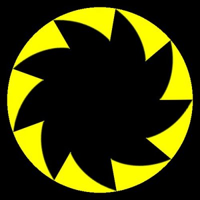 fadein top yellow round preview