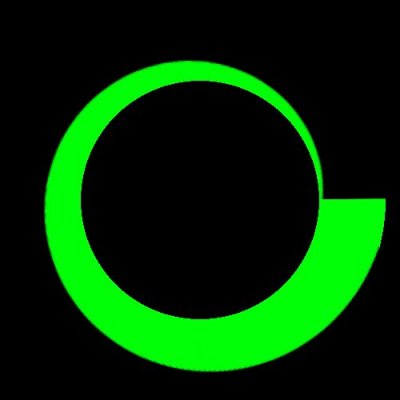 green fade out round preview