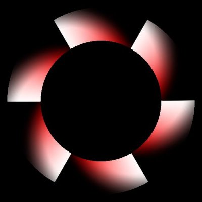 White fadeout round preview