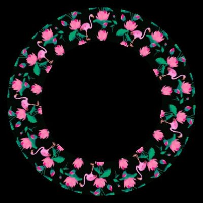 pink flamingos round preview