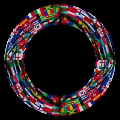 World Flags Dull round preview