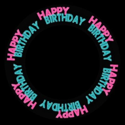 happy birthday round preview