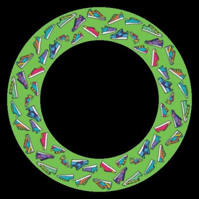 sneakers green round preview