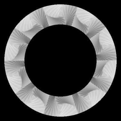 Perspective abstract round preview