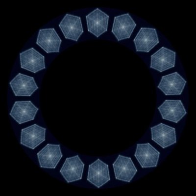 fractal trippy cube round preview