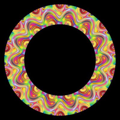 psychedelic colourful 16 round preview