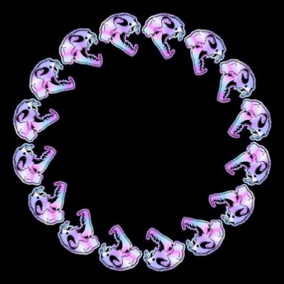 Cat Skull round preview