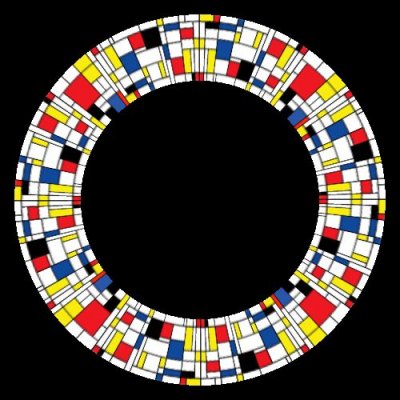 Mondrian composite 2 round preview
