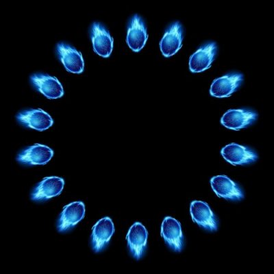 bola fuego azul round preview