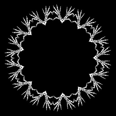 Skelleton hands heart/Zombie love round preview