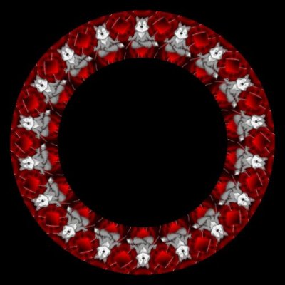 wolf red meditate round preview