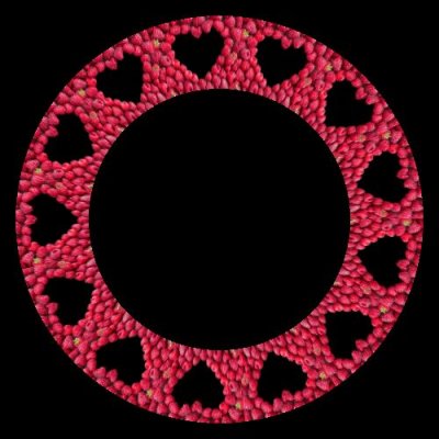 fruit raspberry heart round preview