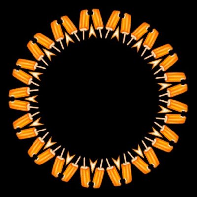 orange creamsicle round preview