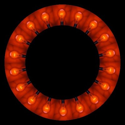 light bulb red round preview