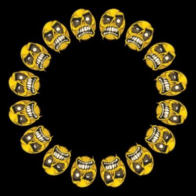 zombie happy face round preview